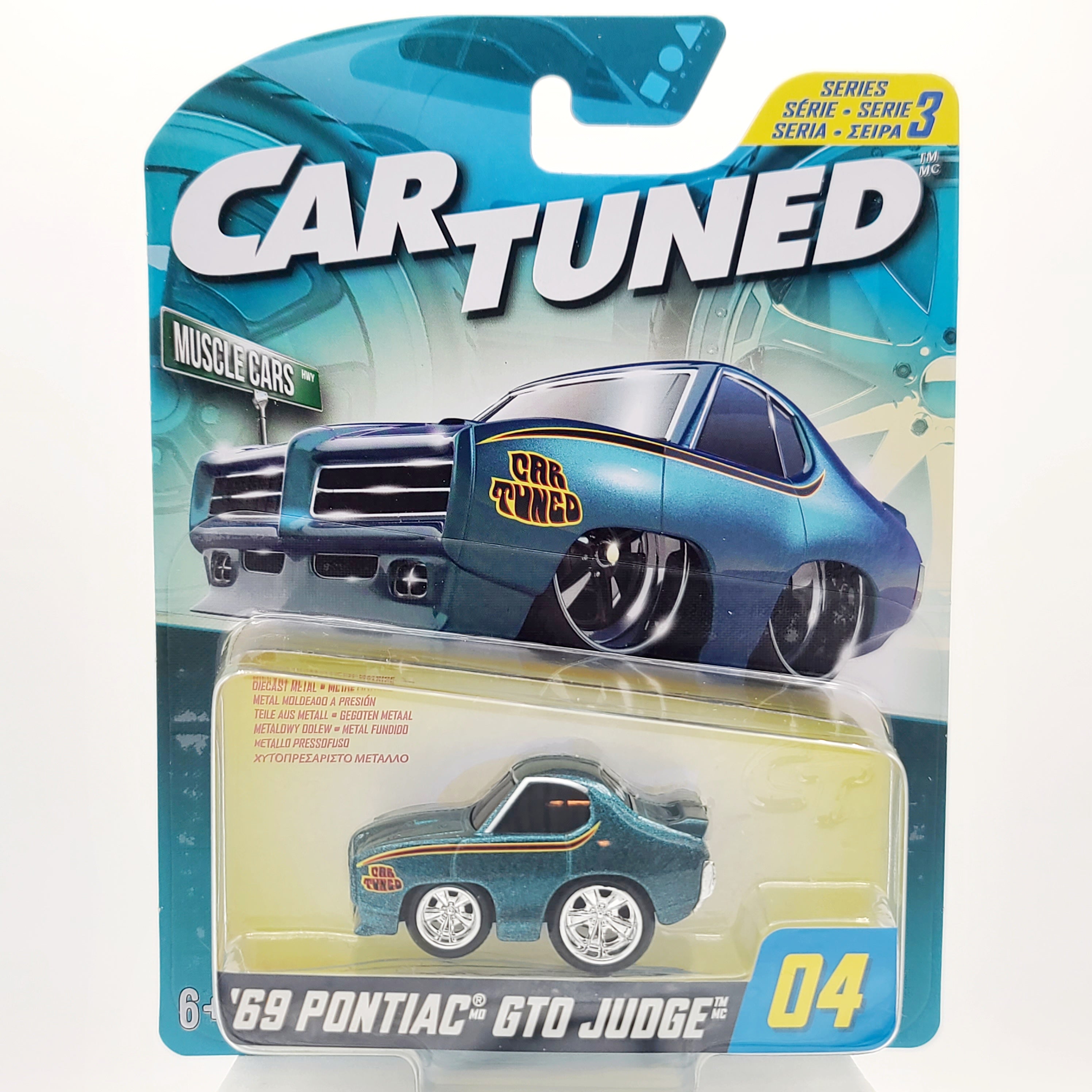 MGA Car Tuned '69 Pontiac GTO Judge #04 (2025 Hobby Series 3 - Muscle Cars)